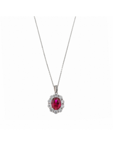 Collar Plata Rodio Salvatore Colgante...