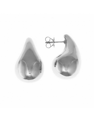 Pendientes Plata Rodiada Salvatore Gota