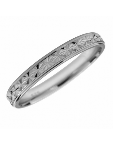 Alianza Plata Estrellada 4 mm.