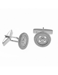 Gemelos Plata Rodiada...