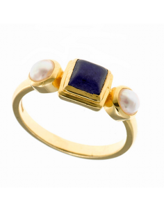 Anillo Plata Chapada Oro....