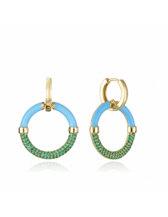 Pendientes Plata Baño Oro...