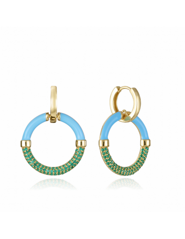 Pendientes Plata Baño Oro Viceroy...