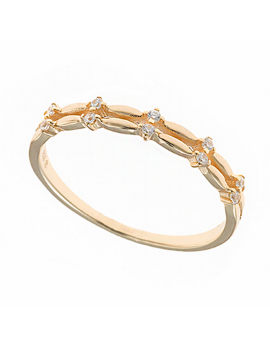 Anillo Salvatore Plata Chapada Oro....