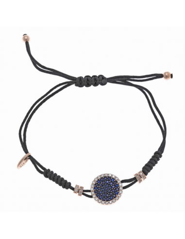 234P0004   Pulsera Plata Chapada Rose...