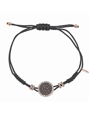 234P0006   Pulsera Plata Chapada Rose...