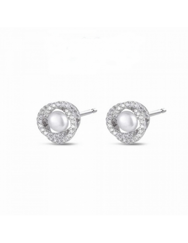 Pendientes Plata Promojoya Perla de 3...