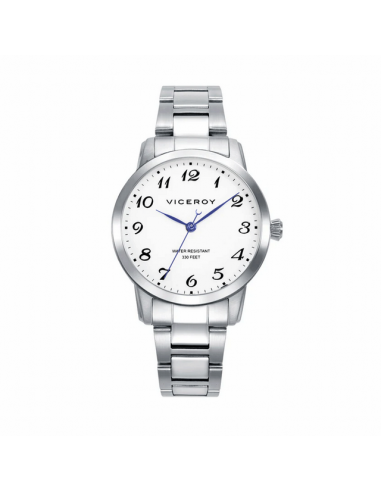 Reloj Mujer Acero Viceroy Esfera Blanca