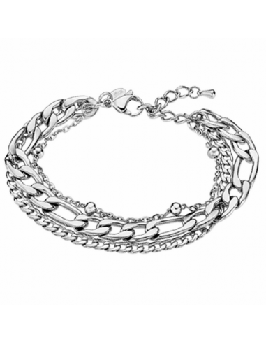 LS2339-2/1 Pulsera Acero Lotus Style...