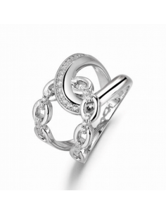 Anillo Plata Rodiada Lucía...
