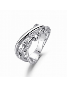 Anillo Plata Rodiada Lucía...