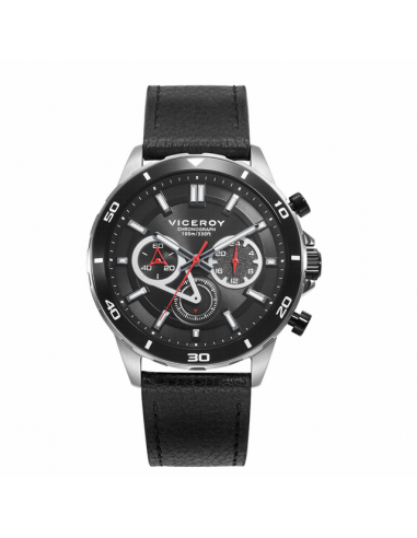 Reloj Hombre Acero Bicolor Ip Negro...