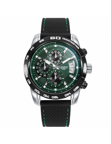 Reloj Hombre Acero Bicolor Ip Negro...