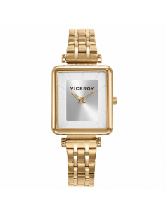 Reloj Mujer Acero Ip Dorado...