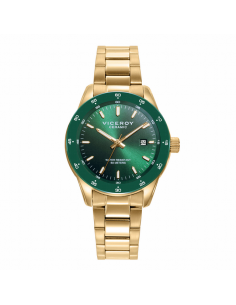 Reloj Mujer Acero Ip Dorado...