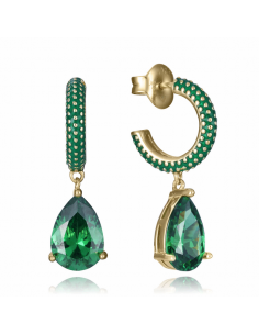 Pendientes Plata Baño Oro...