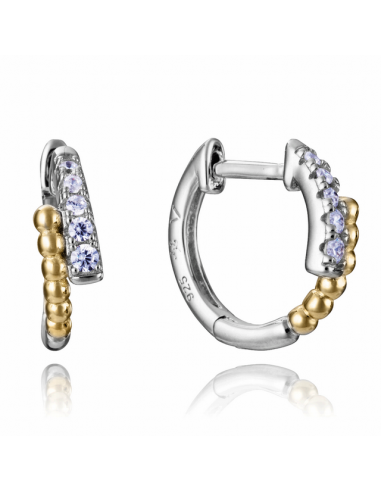 Pendientes Plata Baño Bicolor Viceroy...