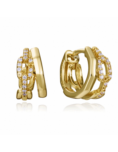 Pendientes Plata Baño Oro Viceroy...