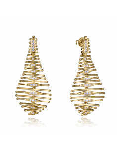 Pendientes Plata Baño Oro...