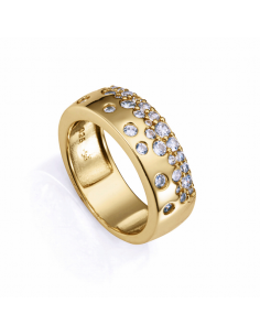 Anillo Plata Baño Oro...