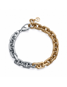 Pulsera Acero Bicolor...
