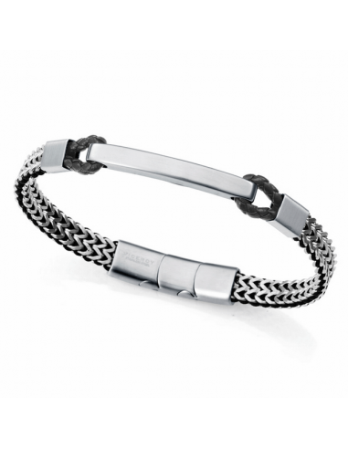 14219P01000   Pulsera Hombre Acero...
