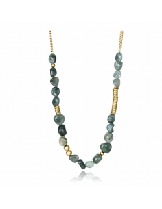 Collar Acero Ip Dorado...