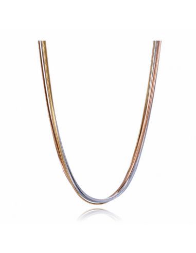 75369C01019   Collar Acero Tricolor...