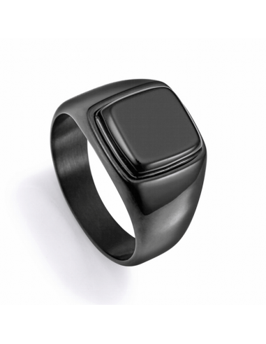 Anillo Hombre Acero IP Negro Viceroy...