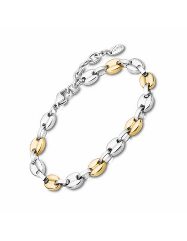 LS2124-2/2   Pulsera Acero Bicolor...