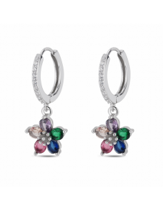 Pendientes Plata Rodiada....