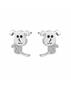 Pendientes Plata rodiada....