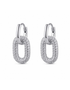 Pendientes Plata rodiada....
