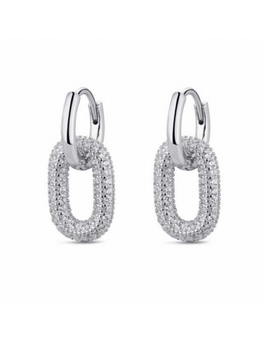 Pendientes Plata rodiada. Aro rodiado...