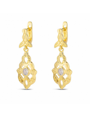 Pendientes de plata bañada en Oro....