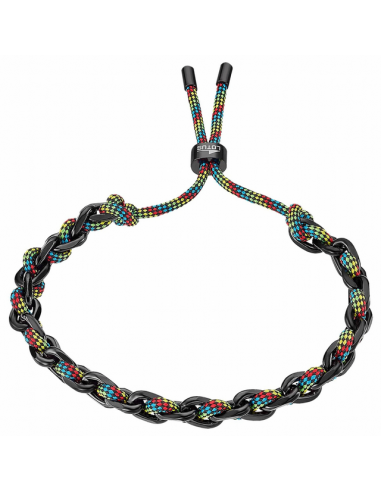 LS2376-2/1   Pulsera Acero Ip Negro...