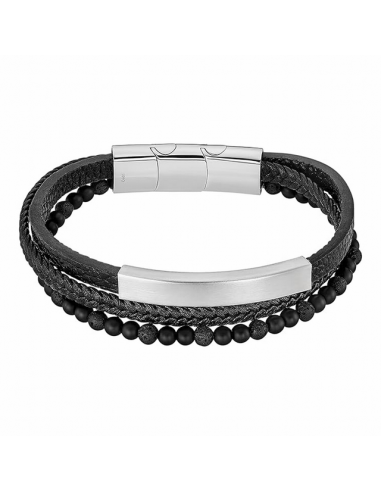 LS2406-2/1 Pulsera Hombre Acero Lotus...