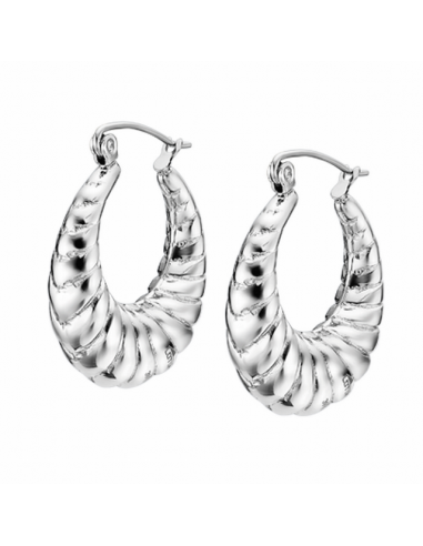 LS2418-4/1 Pendientes Acero Lotus...