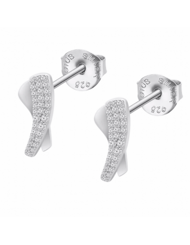 LP3845-4/1 Pendientes Plata Lotus...