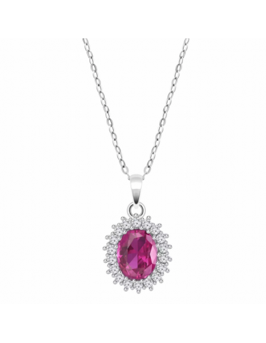 LP3459-1/4 Collar Plata Lotus Silver...