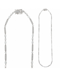 136C0359 Collar Plata Baño...