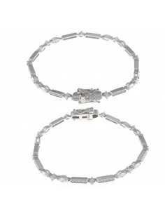 136P0228   Pulsera Plata...