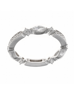 136S0384 Anillo Plata Baño...