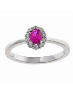 136S0414 Anillo Plata Baño...