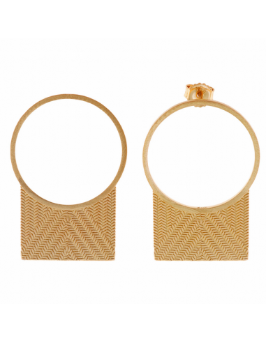 268A0110 Pendientes Plata Bañada Oro....
