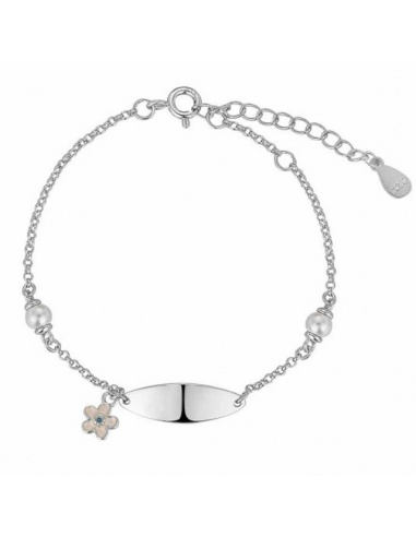 9123348   Esclava Niña Plata Rodiada...