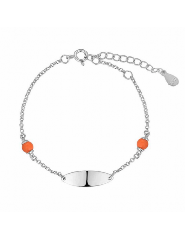 9123352   Esclava Niña Plata Rodiada...