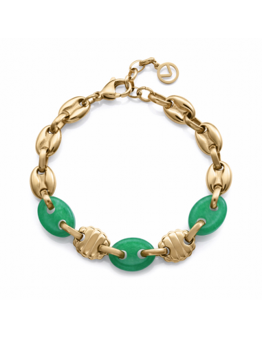 14274P01016   Pulsera Acero Ip Dorado...