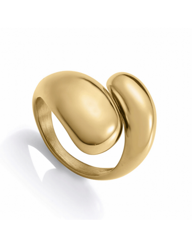 14292A   Anillo Acero Ip Dorado...