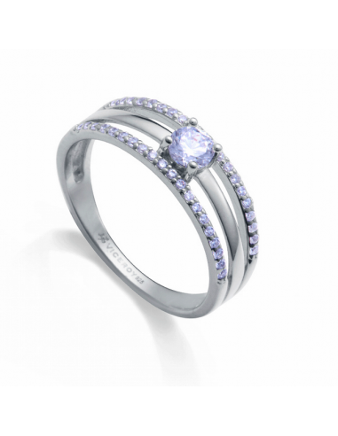 9152A-30   Anillo Plata Rodiada...